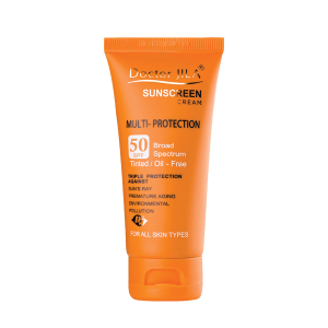 کرم ضد آفتاب مولتي-پروتکشن SPF 50 رنگي دکتر ژیلا
