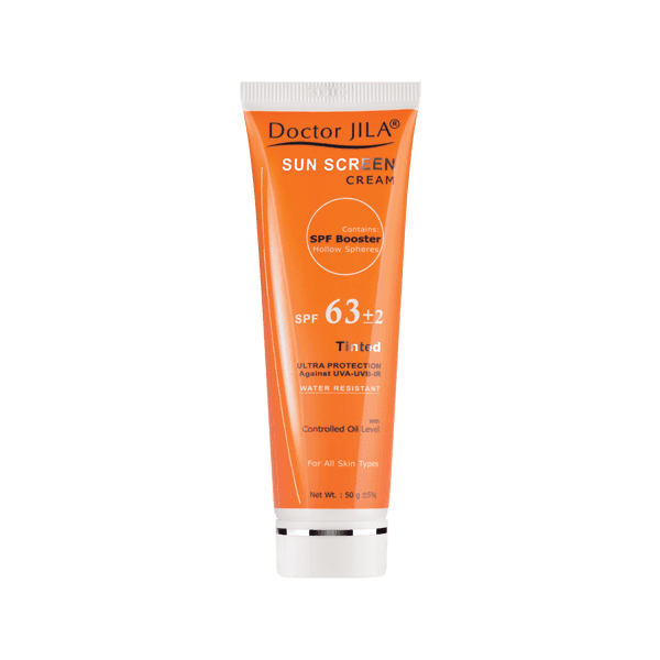 کرم ضد آفتاب SPF63 رنگي دکتر ژیلا